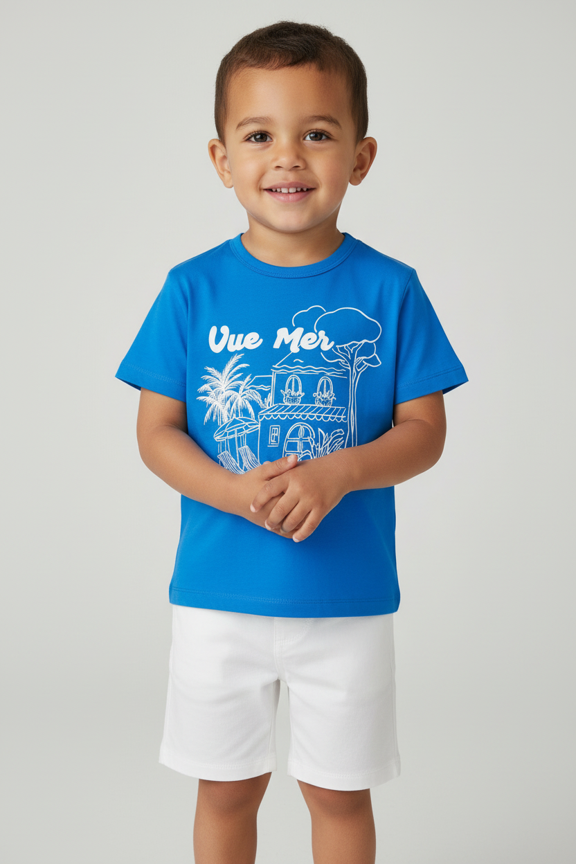 T-shirt a maniche corte in cotone bambino