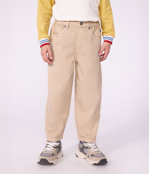 Pantaloni a 5 tasche in denim Petit Bateau