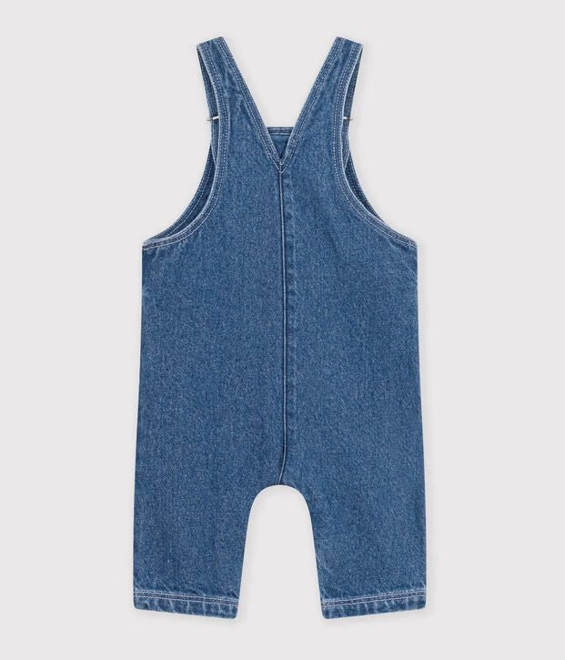 Salopette lunga in denim Petit Bateau
