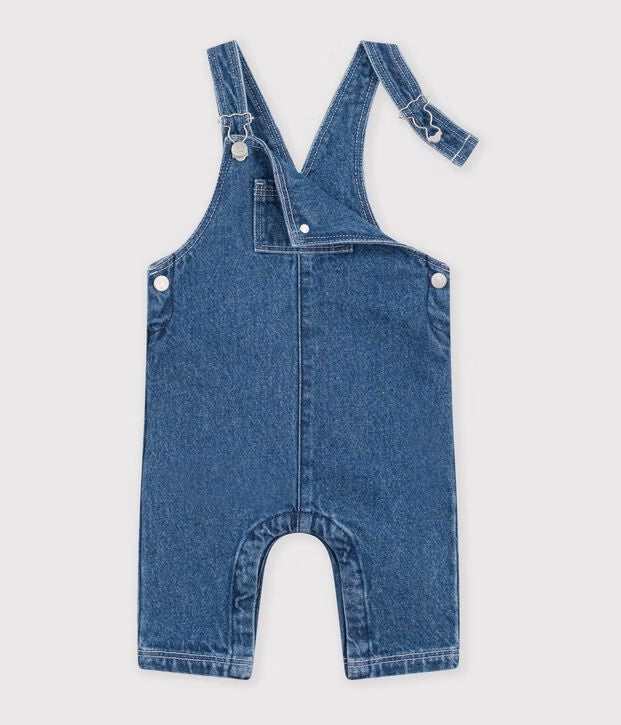 Salopette lunga in denim Petit Bateau