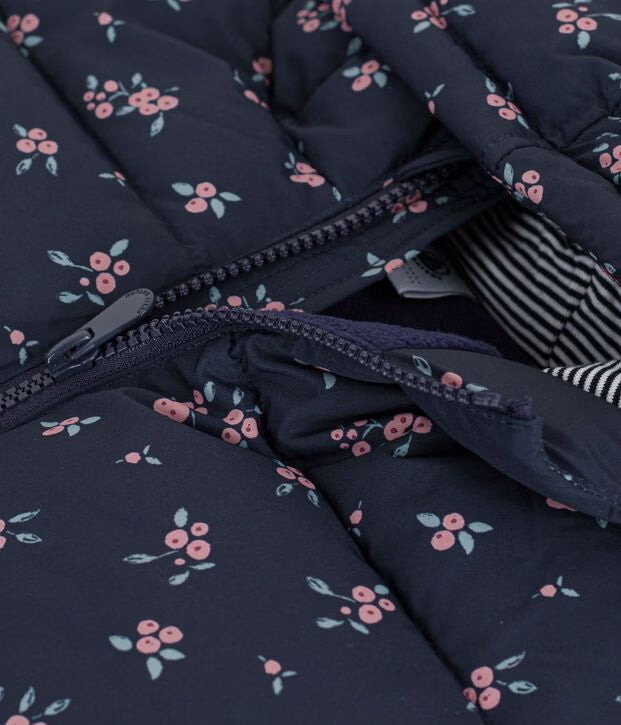 Piumino con stampa a cuori Petit Bateau