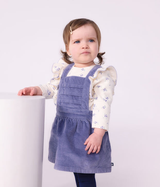 Blusa a maniche lunghe in cotone con stampa a fiori Petit Bateau