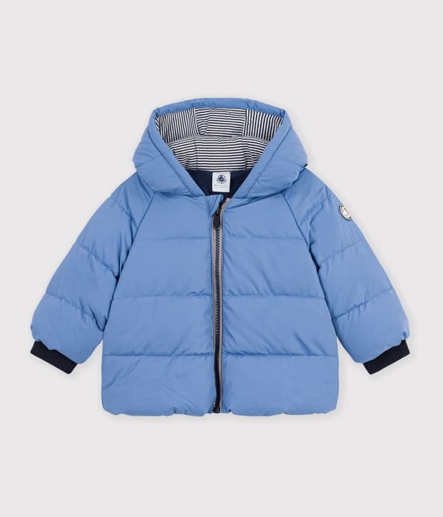 Piumino in poliestere tinta unita Petit Bateau