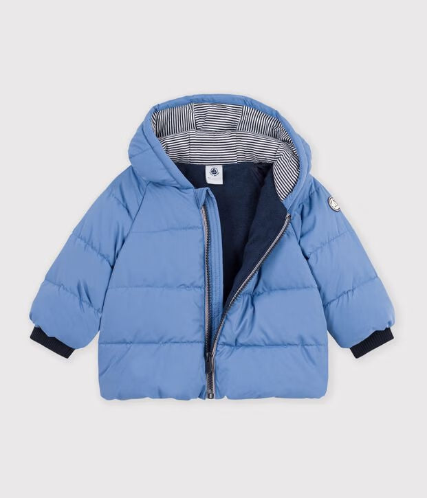 Piumino in poliestere tinta unita Petit Bateau