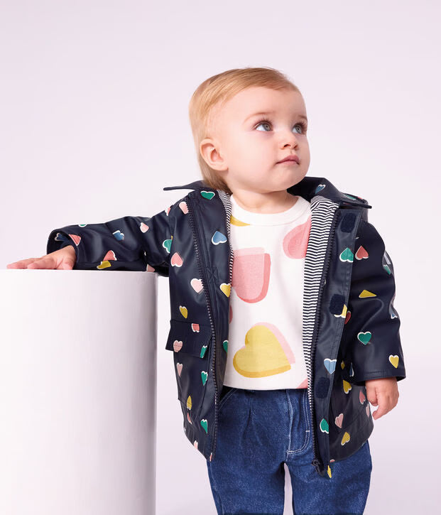 Cerata iconica con stampa a cuori Petit Bateau