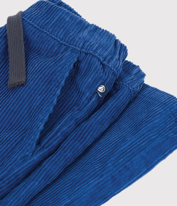 Pantaloni dritti in velluto Petit Bateau