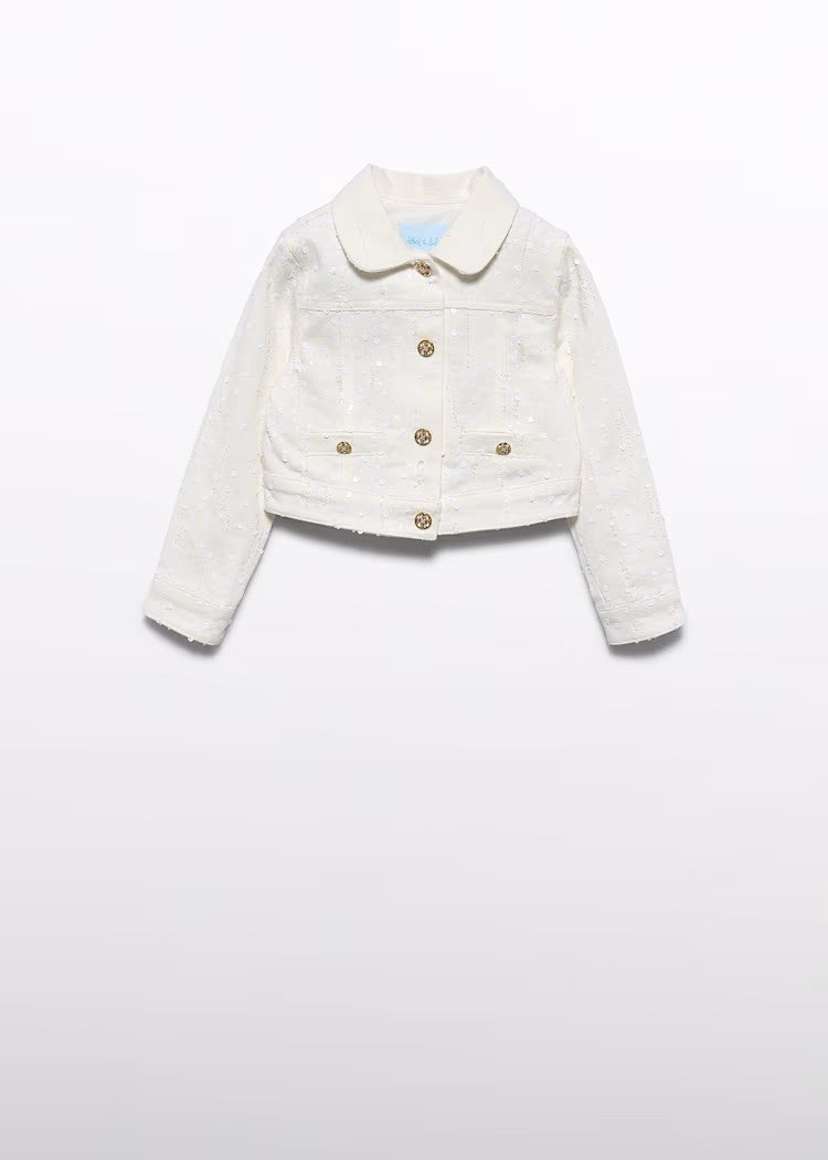 Giacca Fantasia Paillettes Bambina