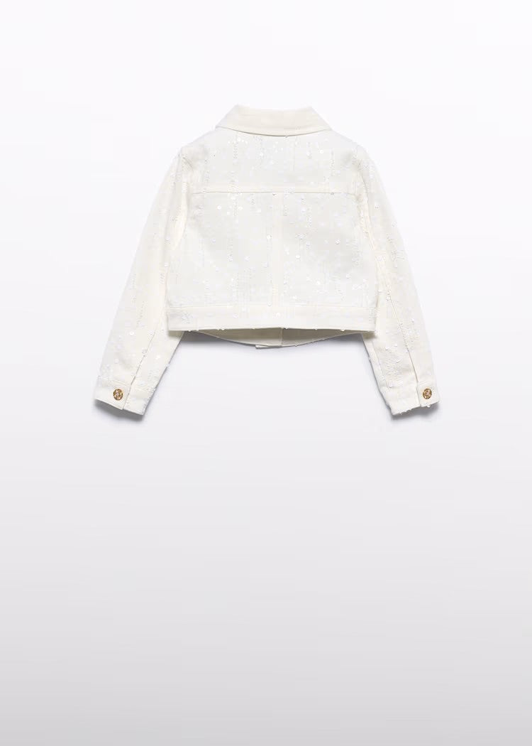 Giacca Fantasia Paillettes Bambina