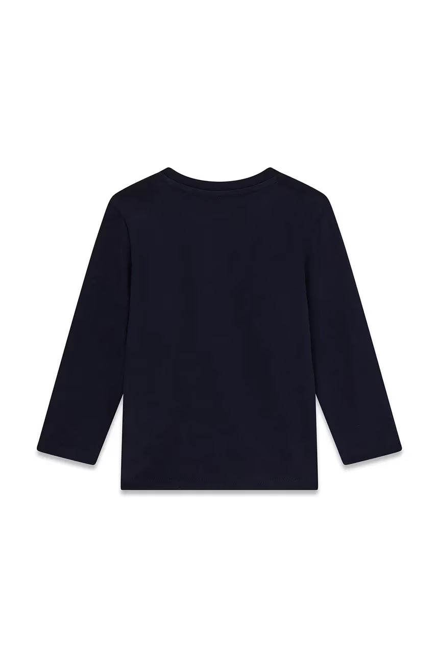 MAGLIETTA IN COTONE A MANICHE LUNGHE GUESS