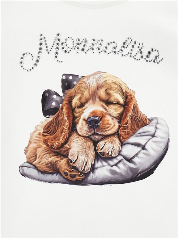 T-Shirt Monnalisa con stampa.