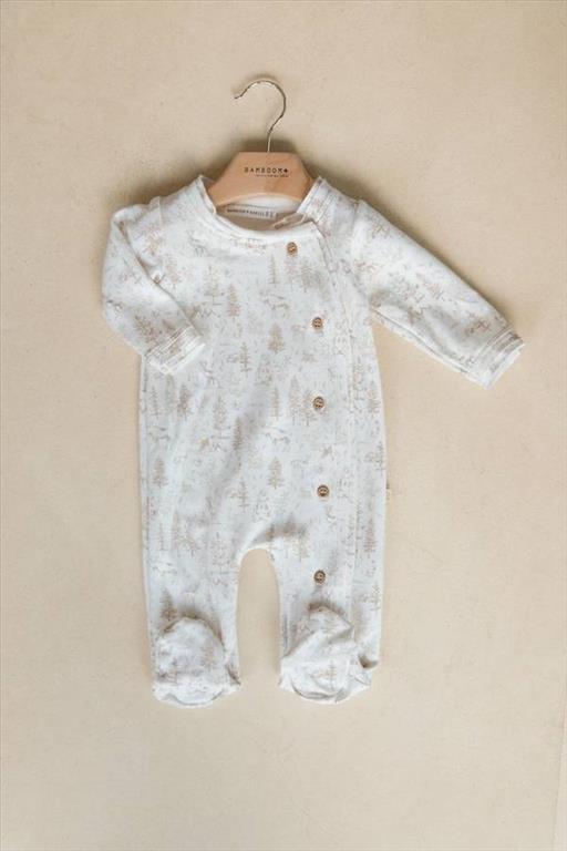 Tutina con apertura laterale e piede