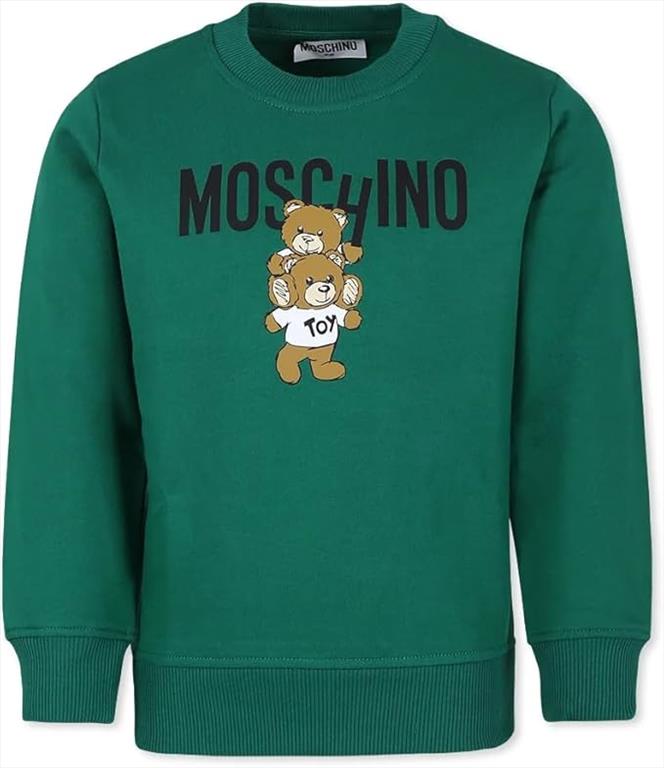 Girocollo con logo iconico Teddy Bear Moschino.