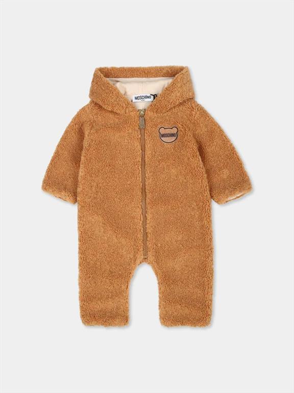 Moschino Tuta con Cappuccio per Neonati Unisex Orsetto Teddy