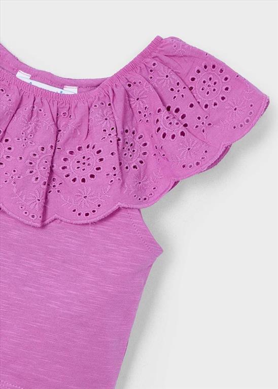 T-Shirt Mayoral da Bambina Orchidea.