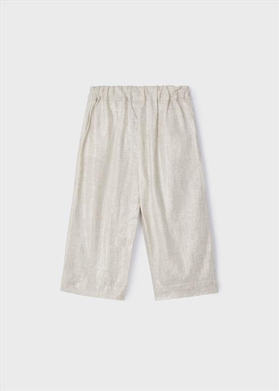 Pantaloni di tessuto Beige Regular Fit.