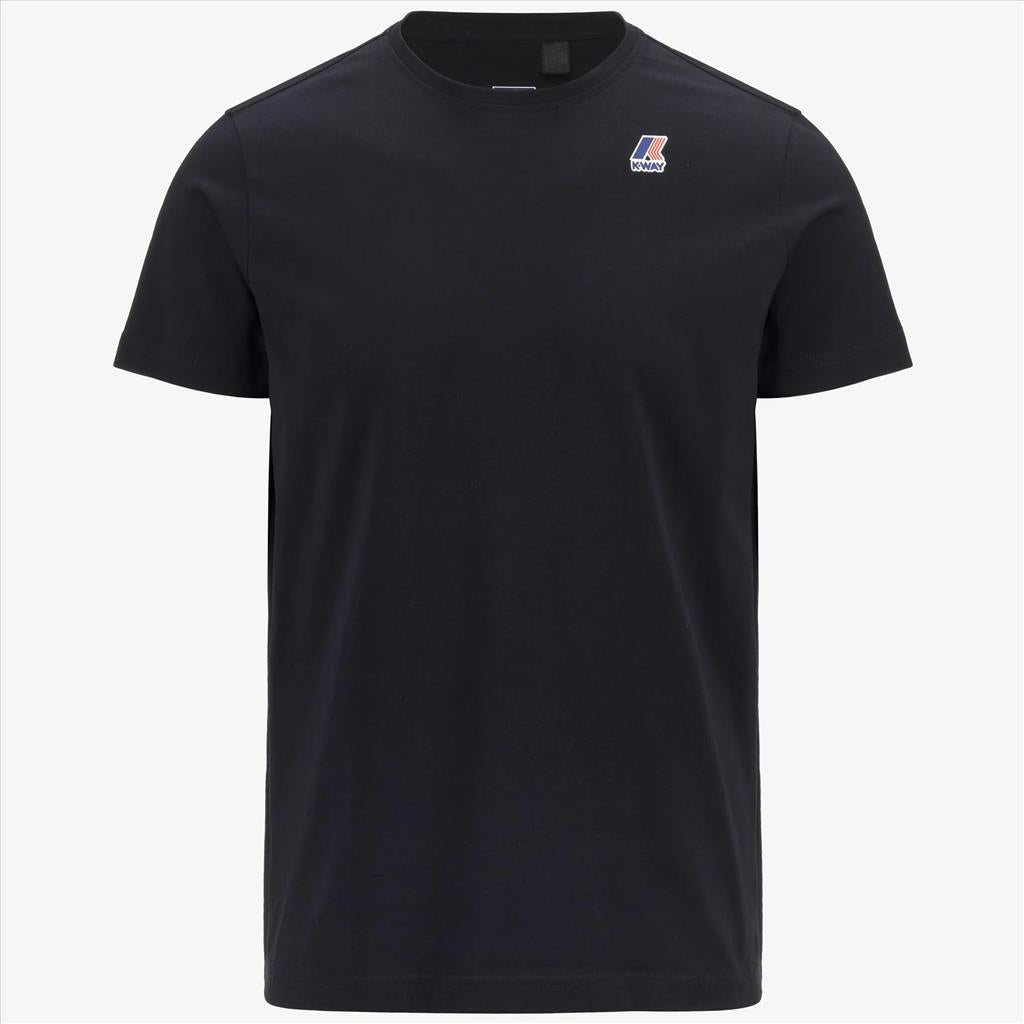 T-Shirt in Cotone Pieghevole K-Way
