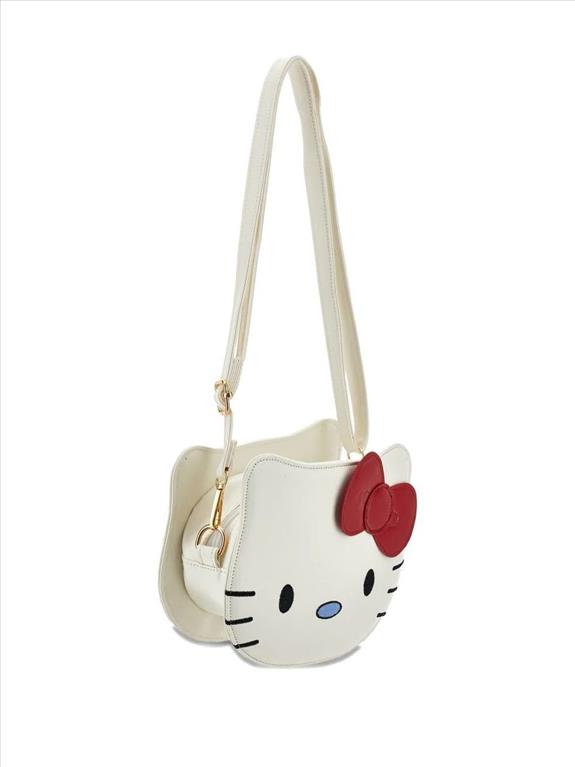 Borsa bianca per bambina con Hello Kitty.