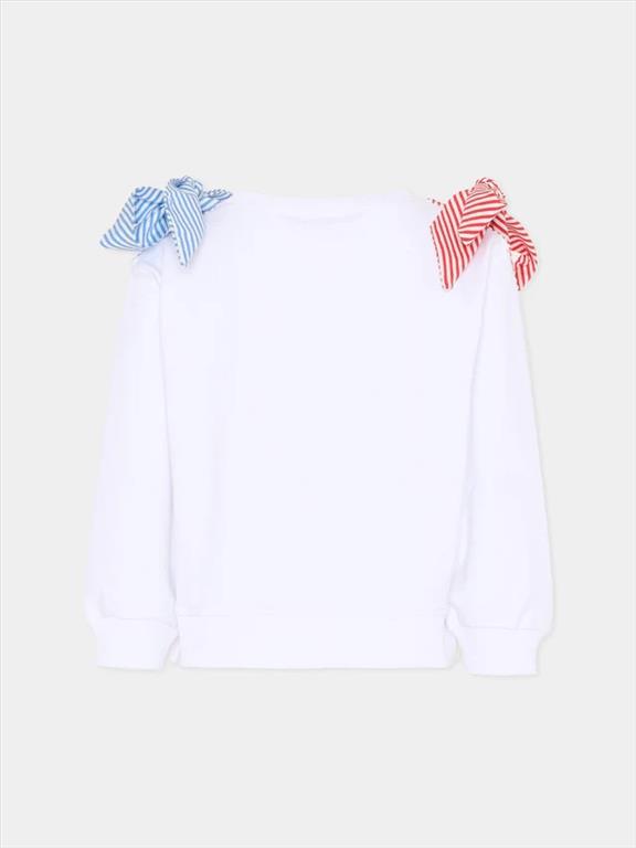 MONNALISA Felpa Bianca Hello Kitty Bambina