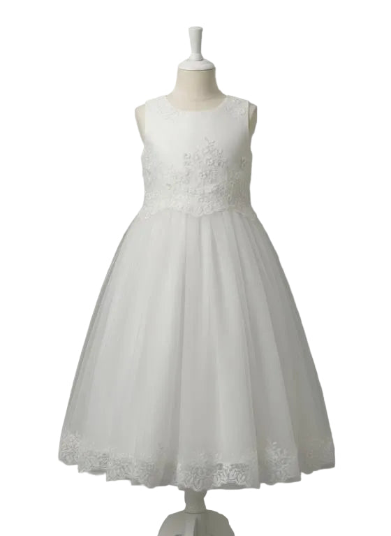 Abito da Cerimonia bambina in Tulle e Pizzo Bella Brilli