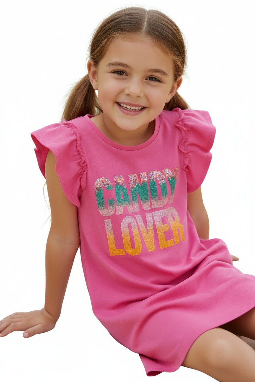 Abito cotone rosa Billieblush