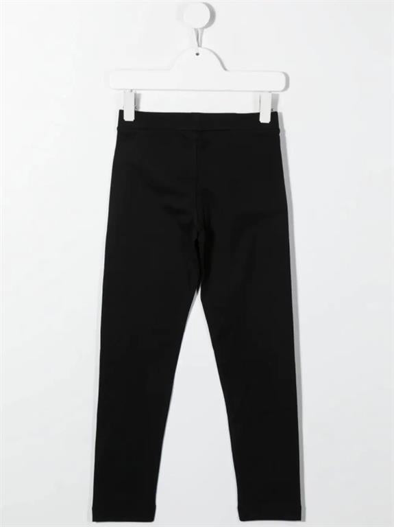 Leggings Moschino nero con Logo Iconico.