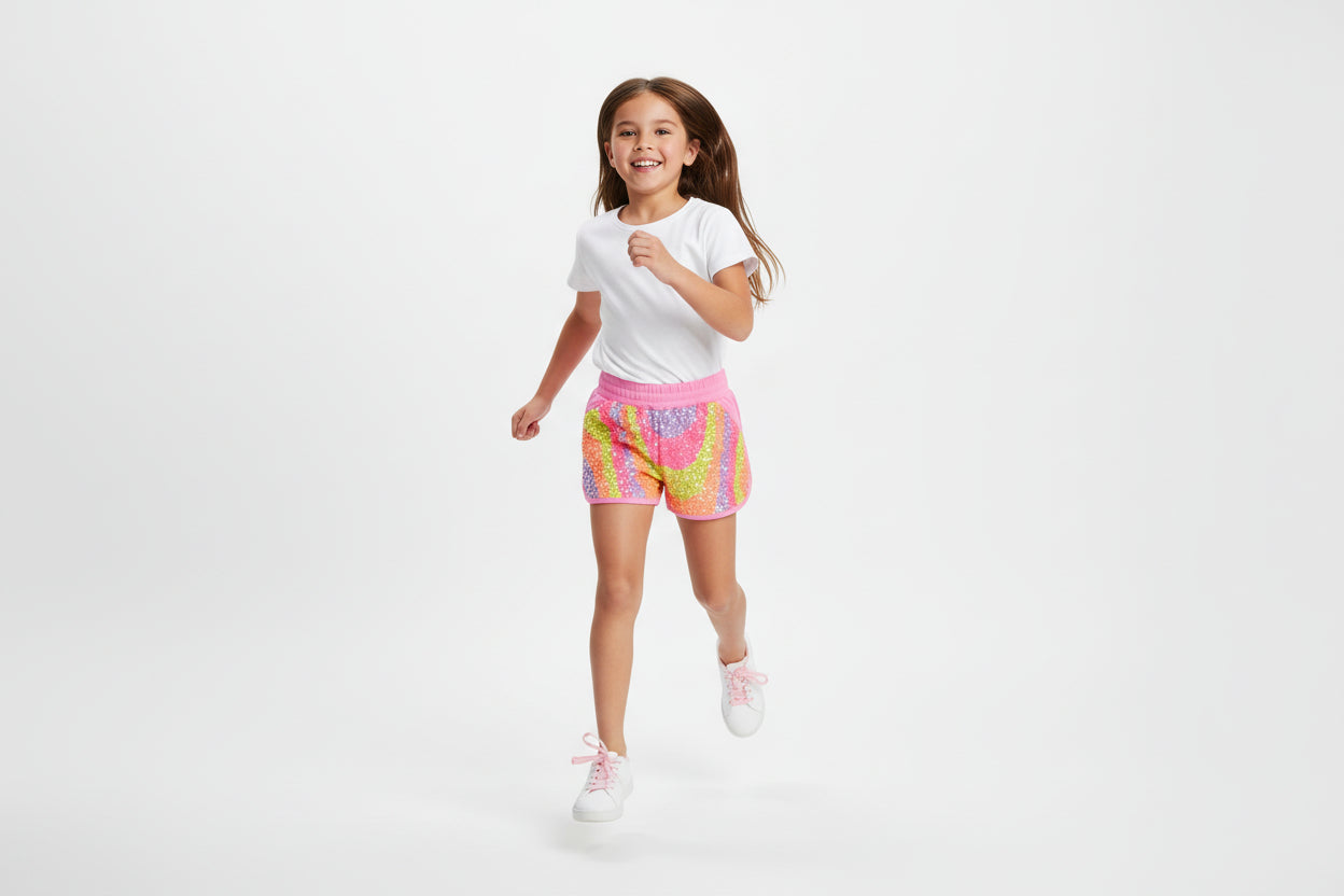 Shorts rosa Billieblush