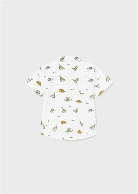 CAMICIA BIANCA DINOSAURI