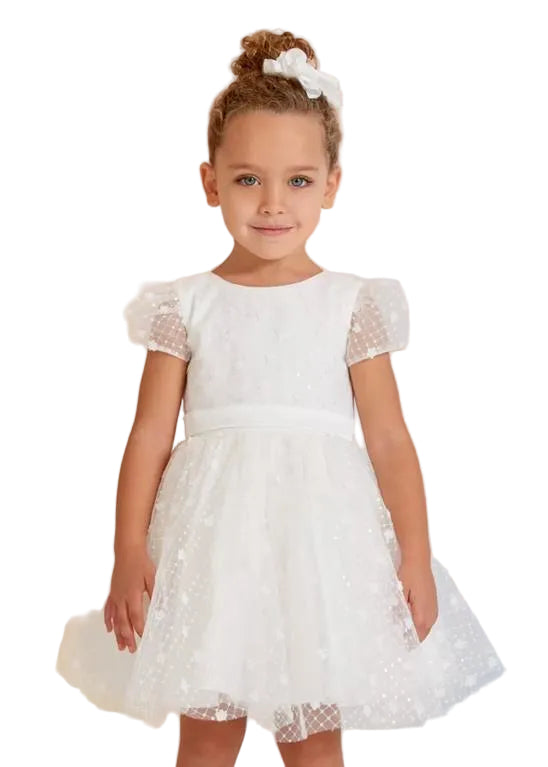 Abito Tulle Lustrini Bambina ABEL&LULA