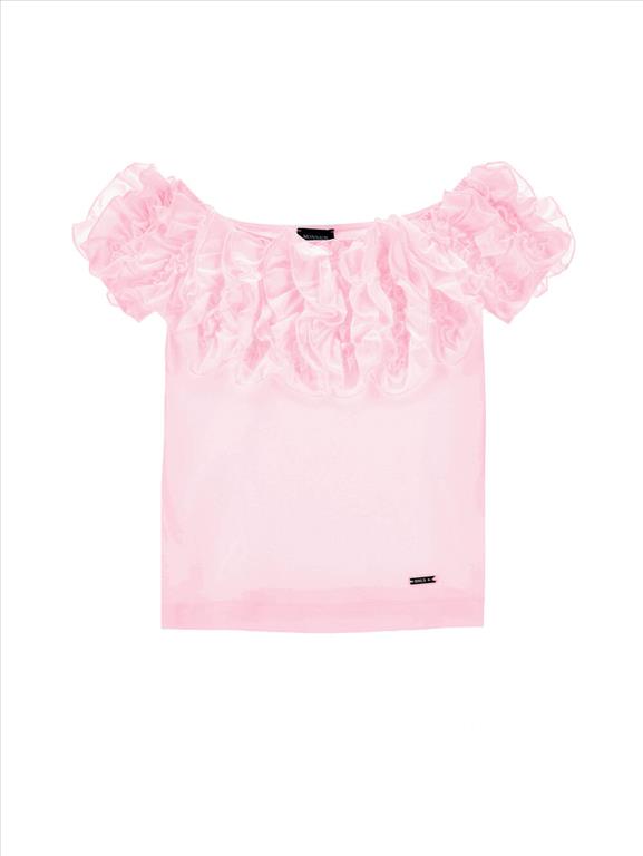 T-SHIRT CON ROUCHES MONNALISA