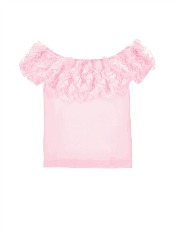 T-SHIRT CON ROUCHES MONNALISA