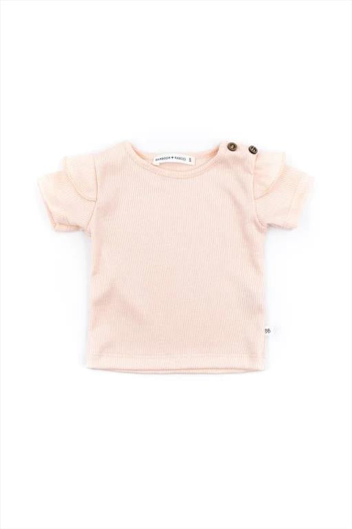 T-SHIRT CON MANICHE A VOLANT BAMBOOM