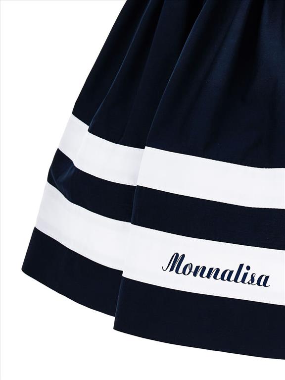 Abito popeline con cintura a catena MONNALISA.