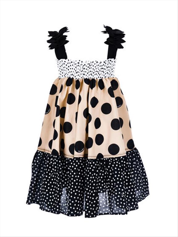 Abito scamiciato a fantasia pois MONNALISA