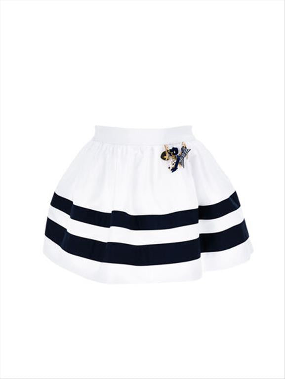 Gonna popeline con charms MONNALISA