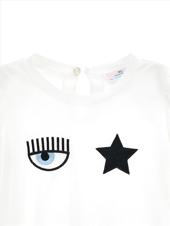 T-Shirt cotone manica lunga Chiara Ferragni.