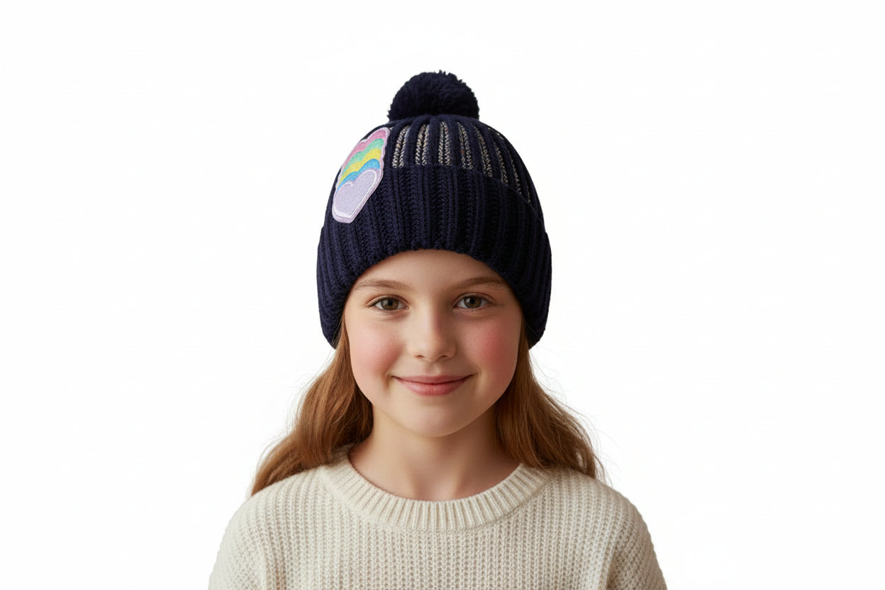 Berretto per bambina con cuori Billiablush