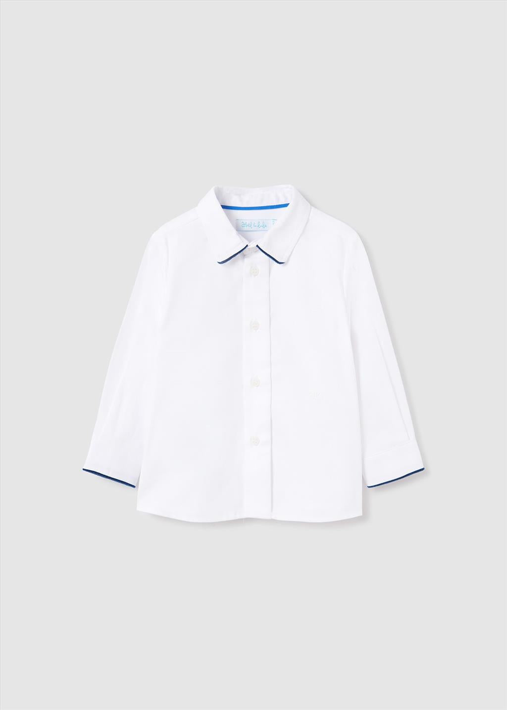 Newborn Contrast Detail Shirt