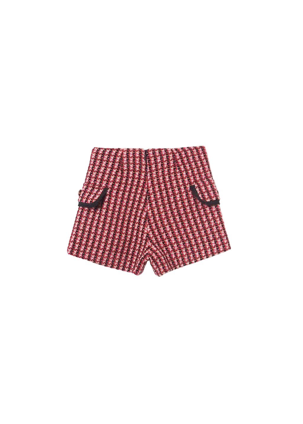 Bermuda Tweed Quadri Bambina