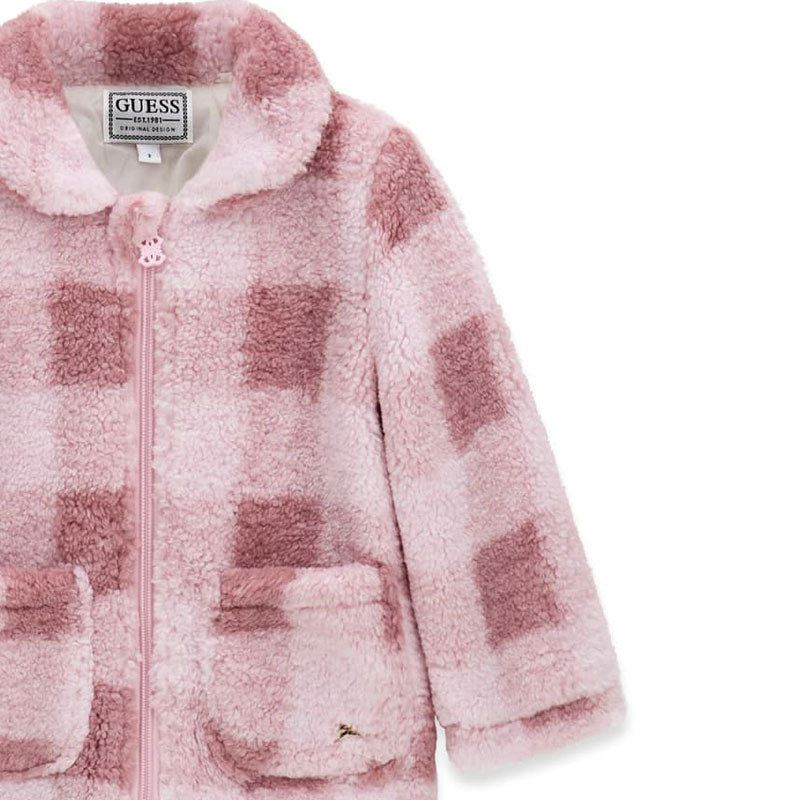 Giacca da bambina Guess con cerniera e due tasche