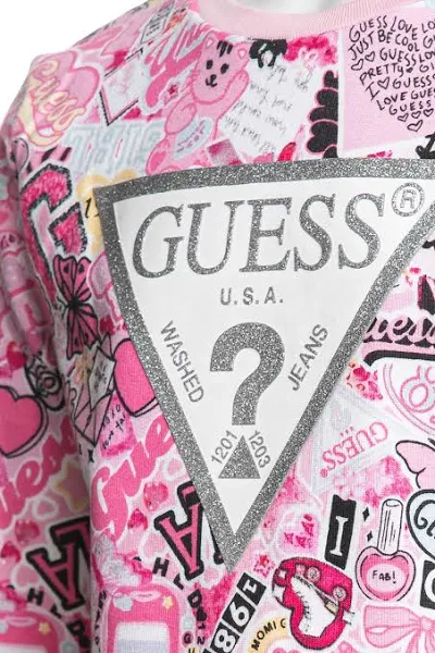 Guess completo in cotone neonata