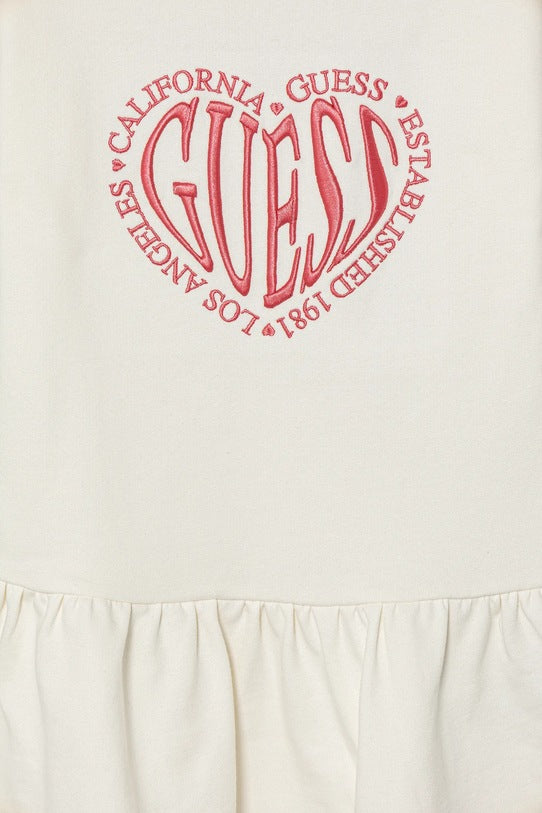 Guess vestito di cotone bambina