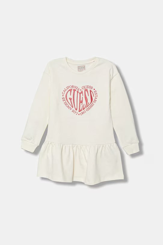 Guess vestito di cotone bambina