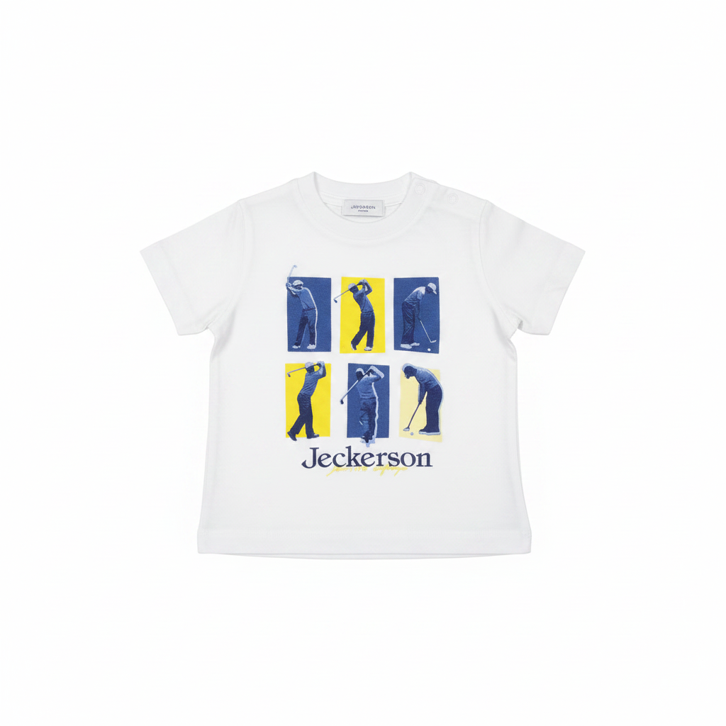 Jeckerson T-shirt bambino in cotone