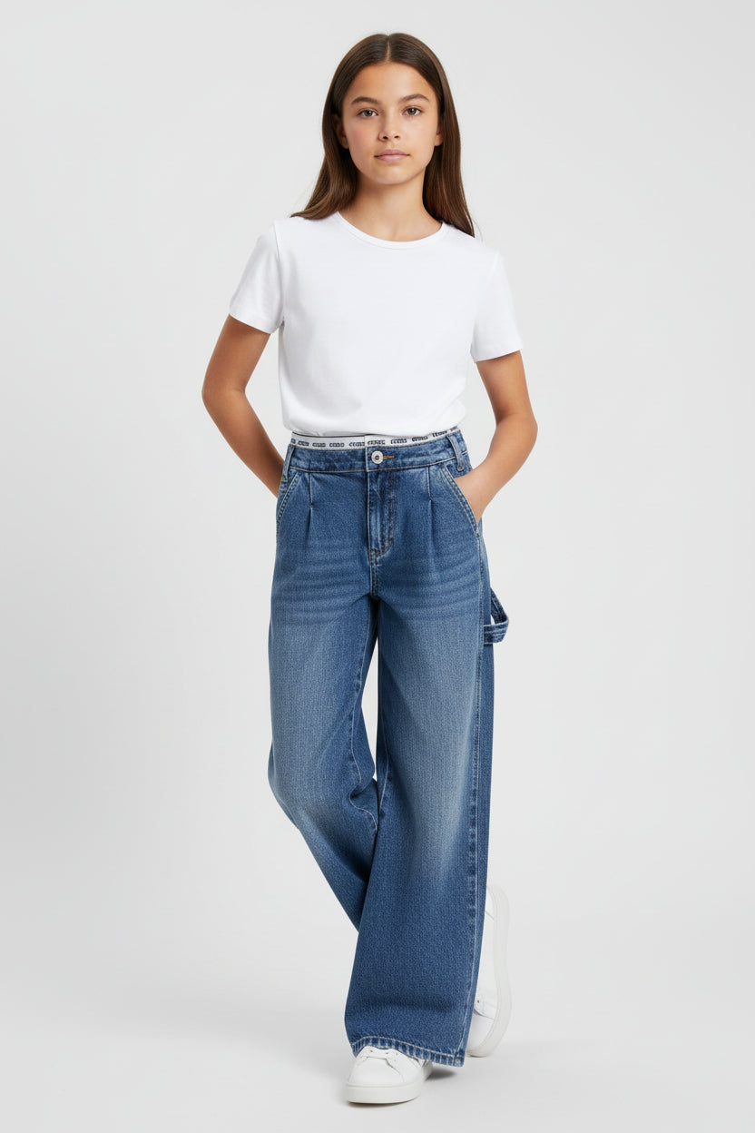 RIGID DENIM FASHION FIT PANTS
