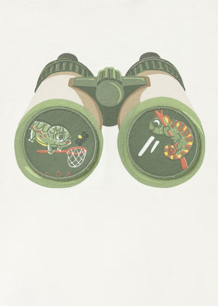 Maglietta interattiva binocolo neonato