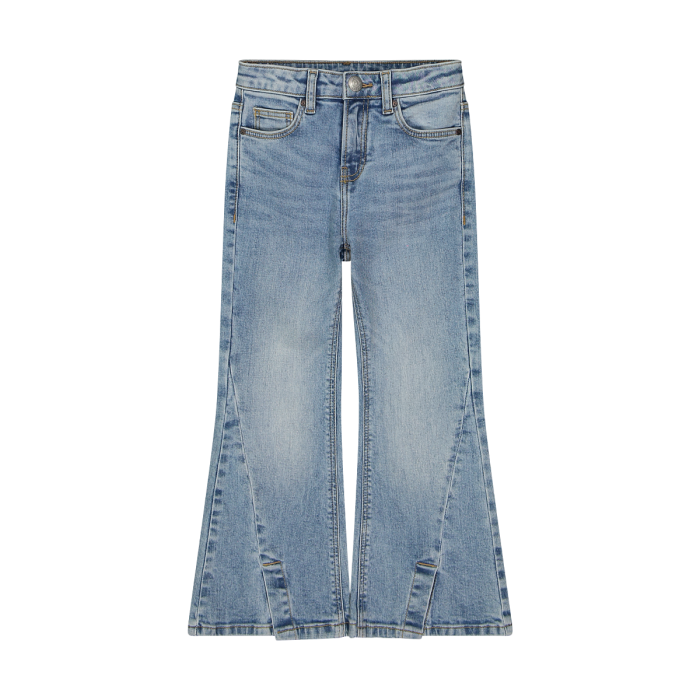 Pantaloni flare in denim per bambina