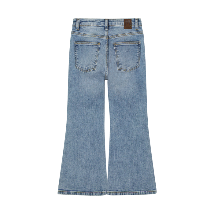Pantaloni flare in denim per bambina