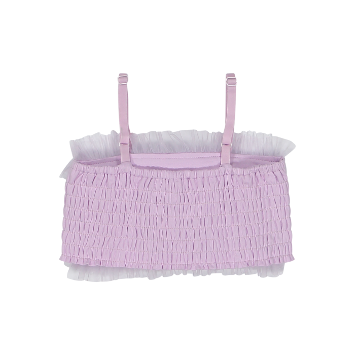 Top con tulle per bambina