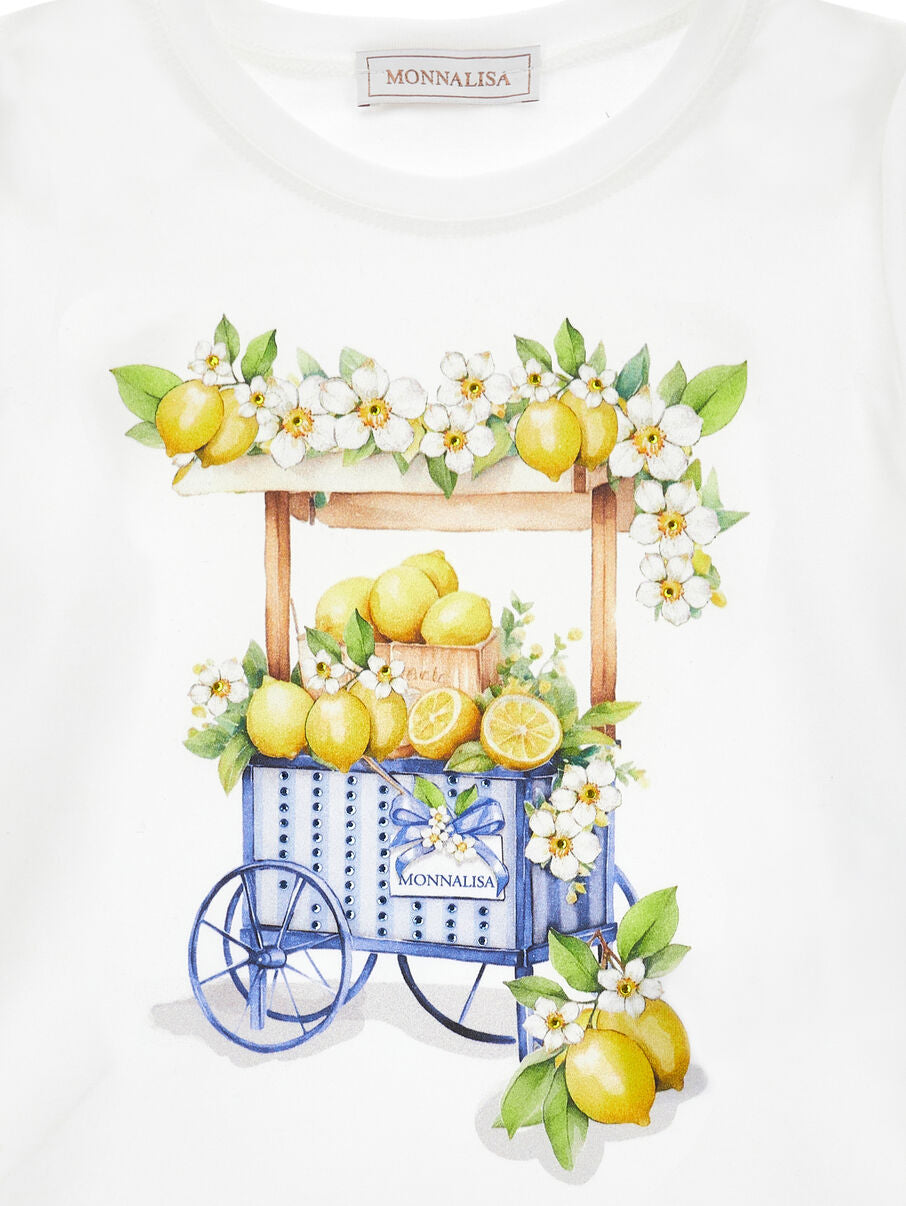 T-SHIRT CARRETTO E LIMONI MONNALISA