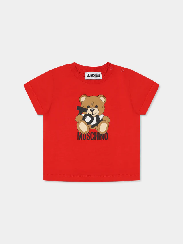 Blusa Moschino con Stampa Orsetto Teddy Toy